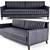 Elegant Bristol Sofa in Millimeters 3D model small image 2