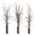 Autumn Tree Branches Concrete Vase 3D model small image 1