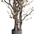 Autumn Tree Branches Concrete Vase 3D model small image 3