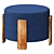 Stylish Bea Ottoman Furniture 3D model small image 1