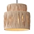 Rattan Palm Eastern Style Chandelier 3D model small image 5