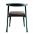 Modern Ando Chair Upholstered Design 3D model small image 4