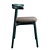 Modern Ando Chair Upholstered Design 3D model small image 5