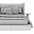 Midnight Flexform King-size Bed 3D model small image 4