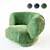 Luxurious NANAMI Armchair with 4K Textures 3D model small image 3