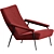 Molteni&C D.153.1 Lounge Armchair 3D model small image 6
