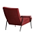 Molteni&C D.153.1 Lounge Armchair 3D model small image 7