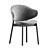 Modern Nelli Dining Chair Design 3D model small image 6