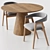 Customizable Set: Trevor Chair and Lori Table 3D model small image 11