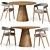 Customizable Set: Trevor Chair and Lori Table 3D model small image 12