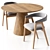 Customizable Set: Trevor Chair and Lori Table 3D model small image 21