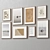 Modern Picture Frame Set Collection 3D model small image 5