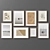 Modern Picture Frame Set Collection 3D model small image 6