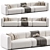 Stylish MAHY Sofa by Braid 3D model small image 4