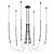 Elegant Chandelier Leda Model 3D model small image 1