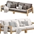 LARS Outdoor Elegance Sofa Design 3D model small image 2