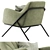 Modern Accent Armchair Cult Furniture 3D model small image 5
