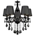  Elegant Arte Luce Palermo Chandelier 3D model small image 3