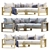 Contemporary Portside Sofa Set 3D model small image 2