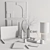 Elegant Interior Decor Set 3D model small image 6