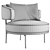 Elegant NEUILLY LOUNGE Furniture Piece 3D model small image 6