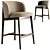 Modern Calligaris Abrey Stool - Chic Design 3D model small image 1