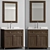  Black Classic Bathroom Set 56 3D model small image 2