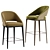 Modern Bar Stool Konyshev 3D model small image 2
