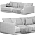 KATARINA Modular Sofa: Stylish Design 3D model small image 5