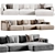 Paris Seoul Corner Sofa 2015 3D model small image 3