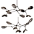 Sleek STINGRAY Chandelier Fixture 3D model small image 1