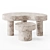 Oslo Root Coffee Table Set 3D model small image 15