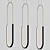 Modern Linear LED Pendant by Elan 3D model small image 2