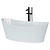 Rivea Free-standing Bathtub Malia 3D model small image 2
