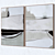  Modern Wall Paintings Set 4 3D model small image 2