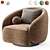  Contemporary Luxury Swivel Chair by Eichholtz 3D model small image 3