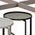 Scandinavian Style Lounge Table 3D model small image 6