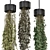 Metal Box Hanging Plant Set 3D model small image 2