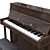 Elegant Columbia 2015 Piano Model 3D model small image 5