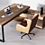 Modern Office Furniture Set 3D model small image 3