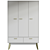 Nordic-3 Light Wardrobe Cabinet 3D model small image 2