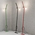 Sleek LED Metal Floor Lamp 3D model small image 2