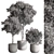 Potted Tree: Indoor Plant 549 3D model small image 5