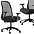 Ergonomic HermanMiller Lino Chair Set 3D model small image 4