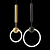 Modern LED Ring Pendant Lighting 3D model small image 2