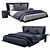 Stylish Alys Bed Set H910 3D model small image 1