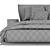 Stylish Alys Bed Set H910 3D model small image 5