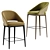 Modern Bar Stool and Table Set 3D model small image 4