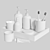 Bathroom Accessories Set with Models 3D model small image 2