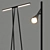 Modern Martinelli LED Floor Lamps 3D model small image 3